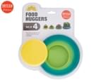 Ortega Kitchen 4-Piece Food Hugger Set - Green/Yellow 1