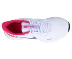 Nike Youth Girls' Revolution 5 (GS) Running Shoes - Football Grey/Purple Pulse