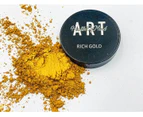 Health Of Mind Art   - Pearlescent - Pigment Powder - Rich Gold  Epoxy Resins