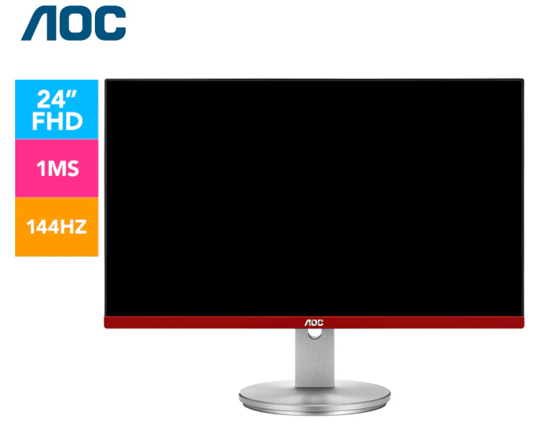 AOC 24" 144Hz FHD VA LED Gaming Monitor G2490VX/BK