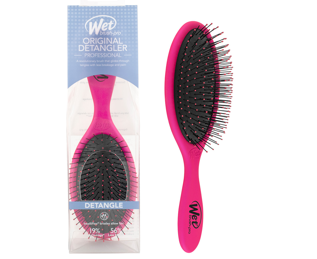 Wet Brush Pro Original Detangler Pink Nz