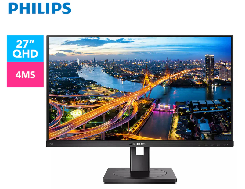 Philips 27" B Line Adaptive-Sync LCD Monitor w/ Speakers & PowerSensor 275B1