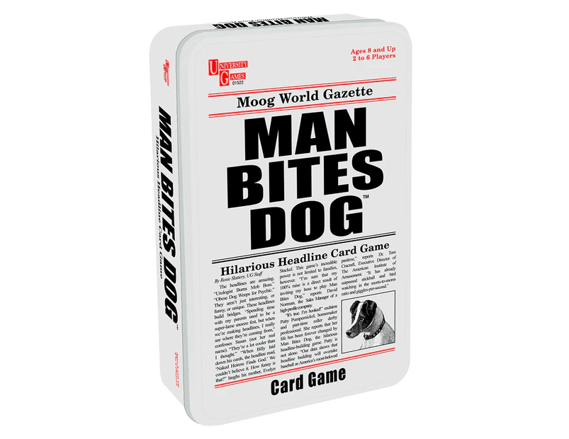 University Games Man Bites Dog Card Game