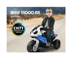 Kids Electric Ride On Car Police Motorcycle Motorbike BMW Licensed S1000RR Blue