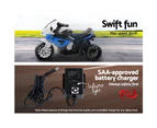 Kids Ride On Car Electric Cars Toys Motorbike BMW Motorcycle Patrol Battery Toy Blue Rigo