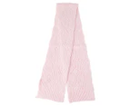 AC-LAB Kids' Cable Scarf - Soft Pink