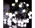 30LED String Lights Battery Powered Ball Christmas String Lights for Indoor Bedroom Wedding Xmas Party Holiday Decoration White