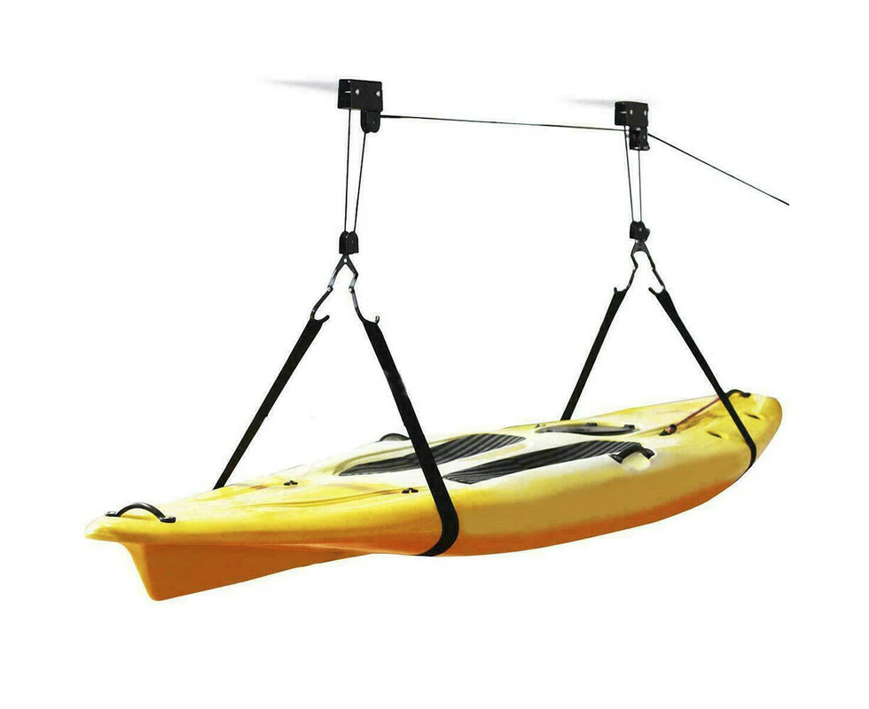 Storage Kayak Hoist Lift Pulley System Free Rope