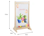Jooyes Kids' Acrylic Easel w/ 10m Paper Roll - Natural/Clear