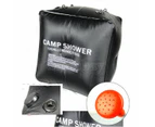 Camping 40l Outdoor Solar Heated Water Pipe Camp Solar Shower Bag Portable Bag