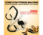 Home Gym Fitness Ab Roller Abdominal Crunch Exercise Machine Situp Trainer