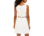 Sequin Hearts Women's Dresses Skater Dress - Color: White
