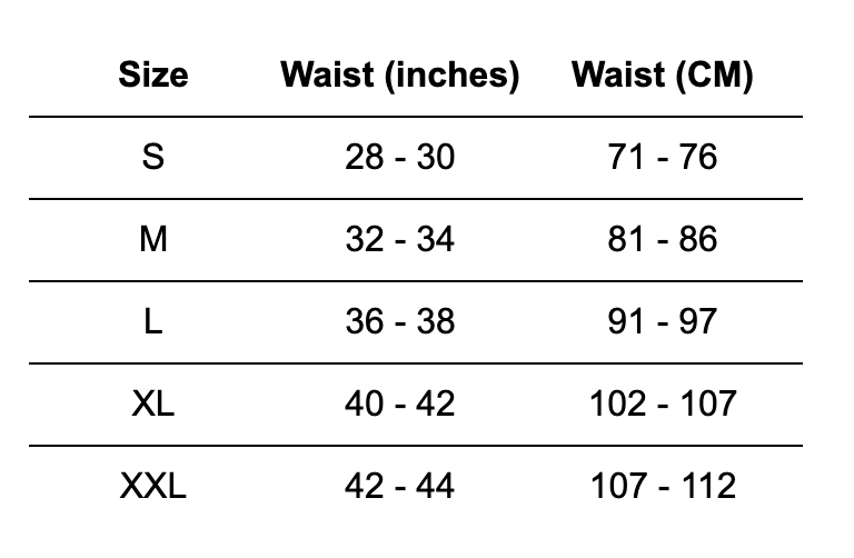 hugo boss underwear size chart