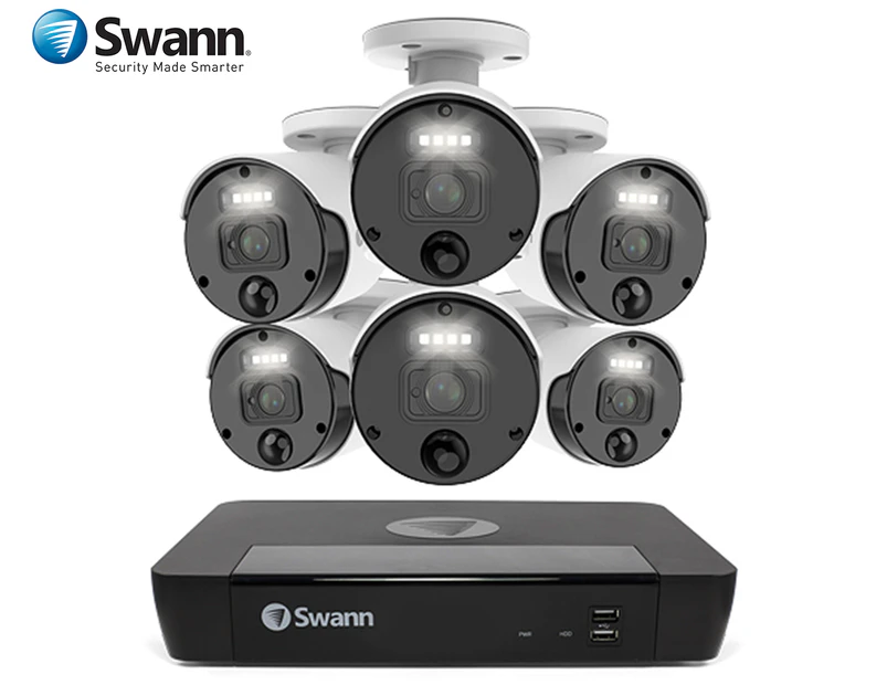 Swann NVR-7680 Master-Series 6 Camera 8 Channel NVR Security System