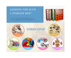 Parts Storage Organiser 60 Drawers Tool Organizer Box Dividers Garage Workshop Workstation