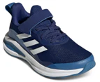 Adidas Kids'/Youth Fortarun Elastic Lace Top Strap Running Shoes - Victory Blue/White