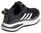 Adidas Kids'/Youth Fortarun Elastic Lace Top Strap Running Shoes - Black/White