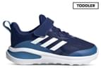 Adidas Toddler Fortarun Elastic Lace Wide Fit Running Shoes - Victory Blue/White 1