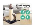 i.Pet Cat Tree 92cm Trees Scratching Post Scratcher Tower Condo House Furniture Wood 6