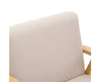 Artiss Armchair Single Sofa 1 Seater - Beige