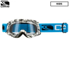 Carve Kids' Friction Snow Goggles - White/Blue