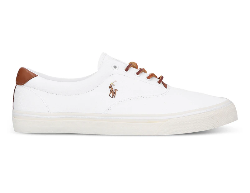 Polo Ralph Lauren Men's Thorton Canvas Low-Top Sneakers - White