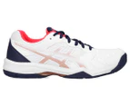 ASICS Women's GEL-Dedicate 6 Tennis Shoe - White/White