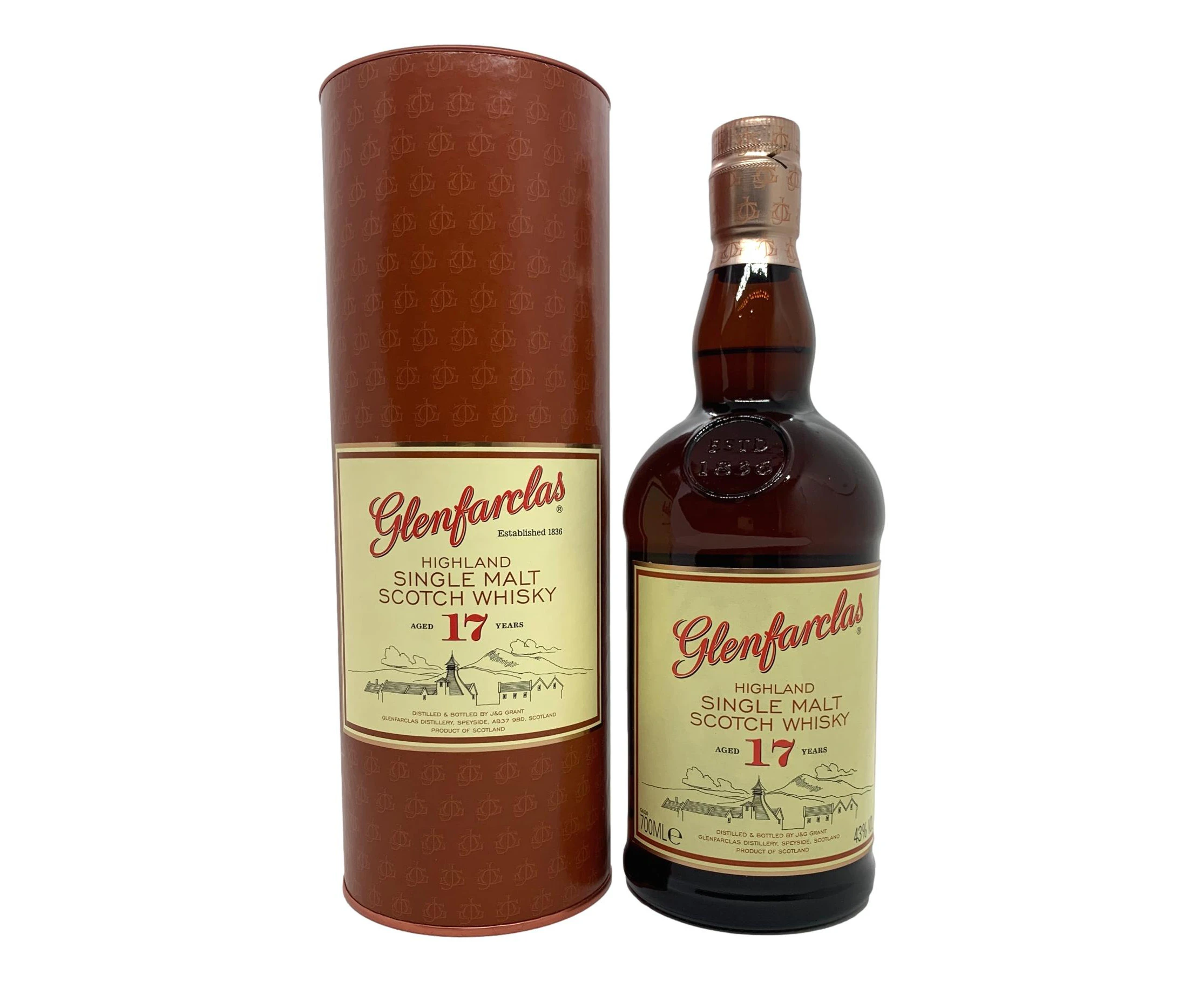 Glenfarclas 17 Year Old Single Malt Scotch Whisky 700mL @ 43% abv