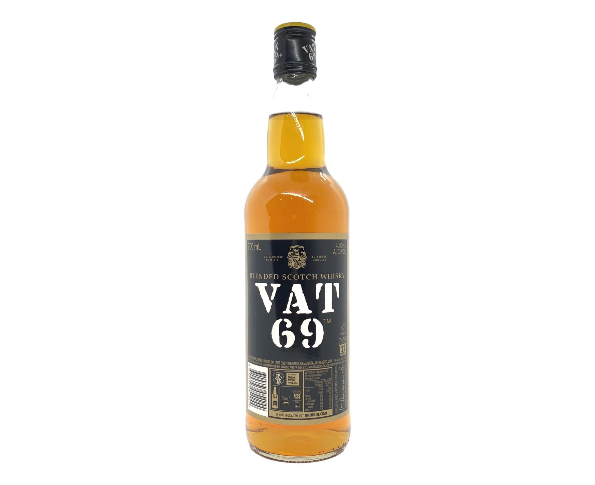 Vat 69 Blended Scotch Whisky 700mL @ 40% abv