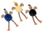 Paws & Claws 40cm Stretchy Leg Chicken Dog Toy - Assorted (Randomly Selected)