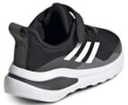 Adidas Toddler Fortarun Elastic Lace Wide Fit Running Shoes - Black/White 4