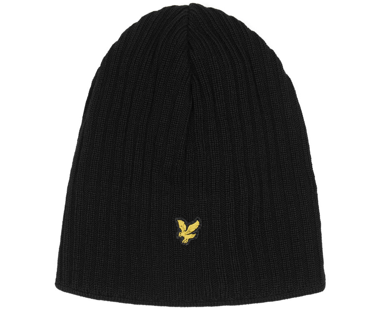 lyle and scott ribbed beanie