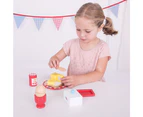Bigjigs Toys Wooden Breakfast Set - Play Food and Role Play for Children
