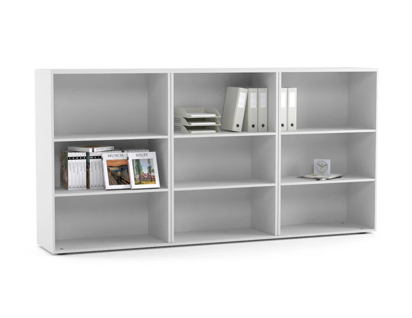 Uniform - Medium Open Bookcase 2400L - white