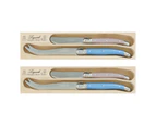 2x 2pc Andre Verdier Debutant Cheese Pate Knife Set Kitchen Knives Cutlery BL PK