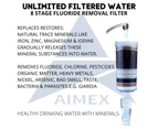 Aimex Water 8 Stage Fluoride Removal Water Filter Replacement Cartridge x 1