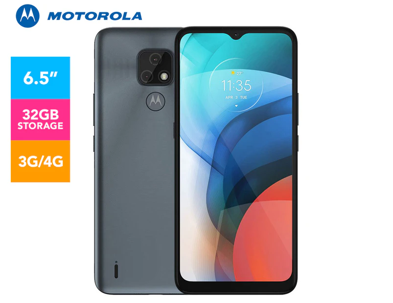 Motorola E7 64GB Unlocked - Mineral Grey
