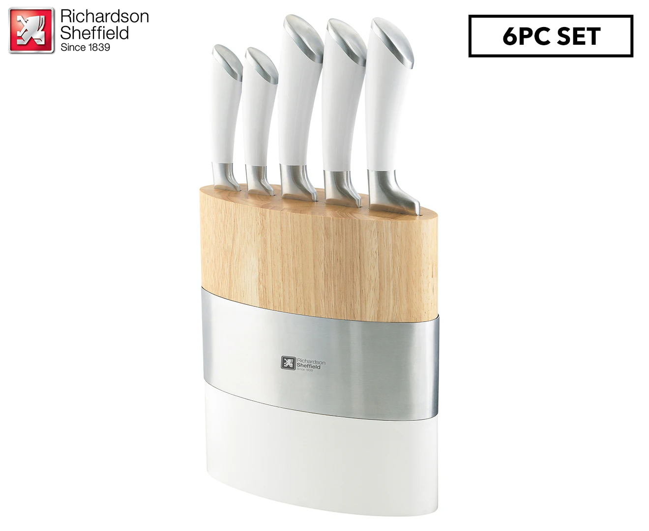 Richardson Sheffield 6-Piece Fusion Knife Block Set