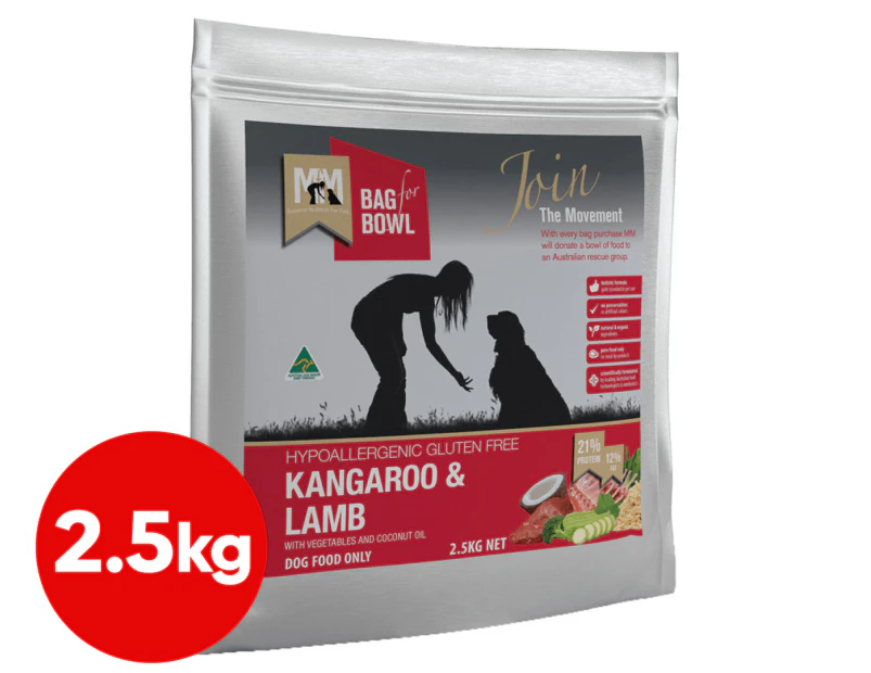Meals For Mutts  Dog Kangaroo & Lamb 2.5kg