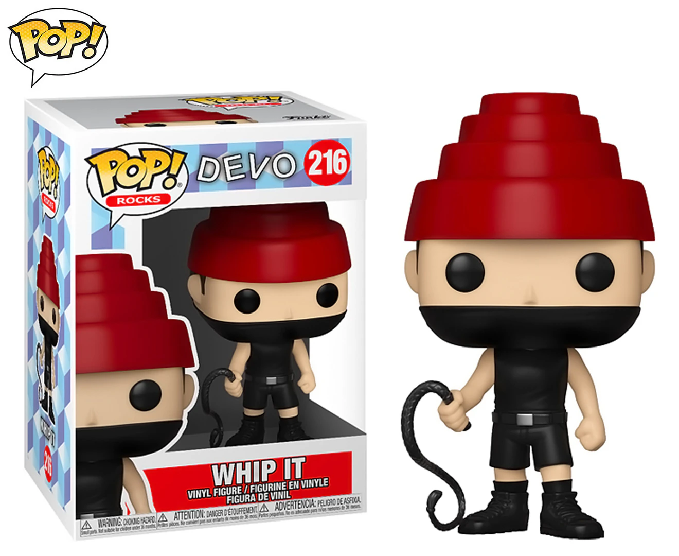 Pop! Funko 10cm Figure Devo Whip It #216 Vinyl Figurine/Collectables 3y+ Toy