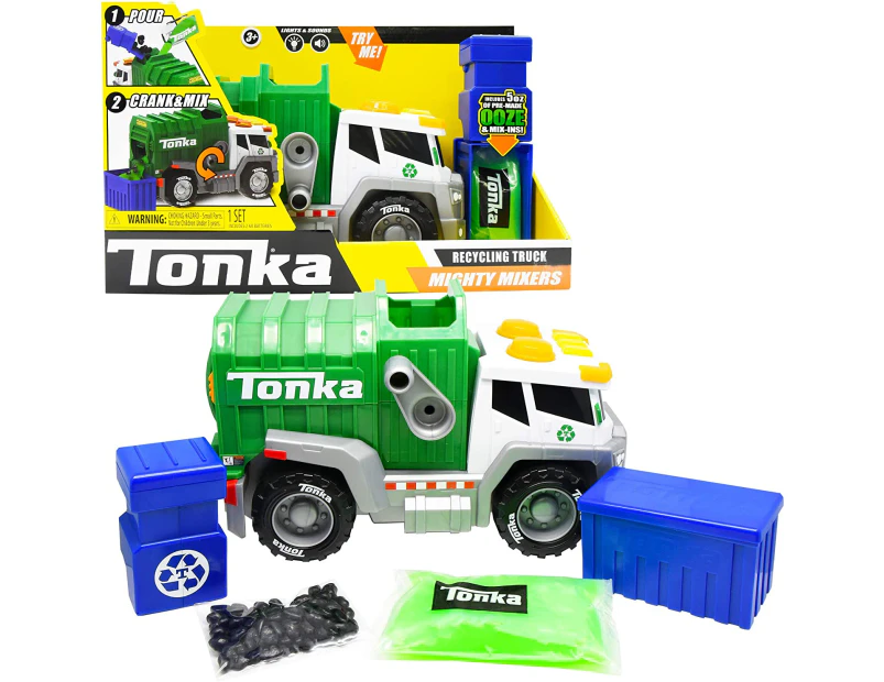 Tonka - Mega Machines Mighty Mixer Recycling Truck Basic Fun