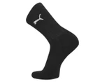 Puma Boys' Sport Junior Regular Crew Socks 3-Pack - Black