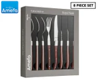 Amefa 8-Piece Royal Steak Knife & Fork Set - Silver/Natural