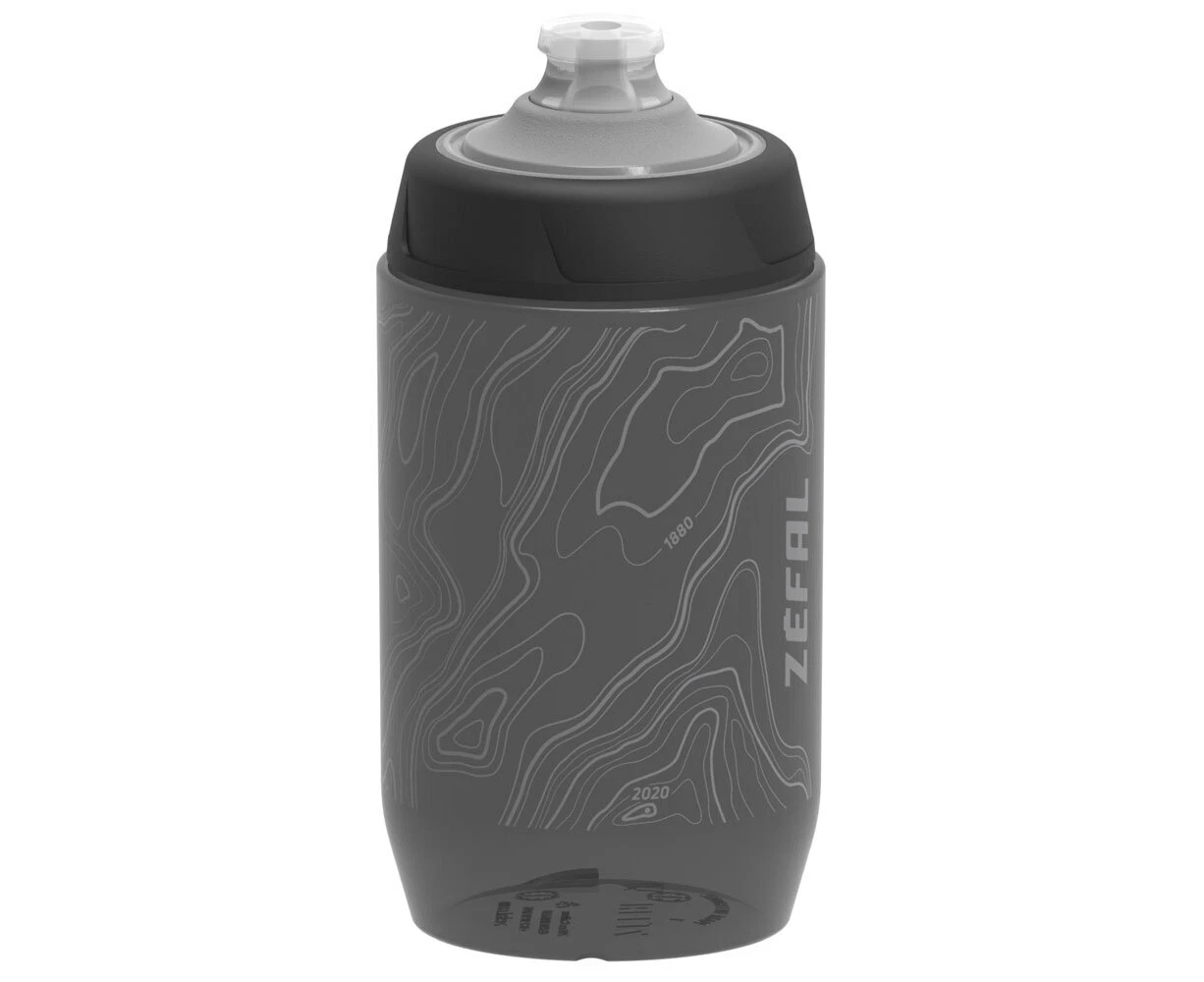 Zefal Sense Pro 50 Sports/Cycling 500ml Water Bottle Drink Container Black/Grey