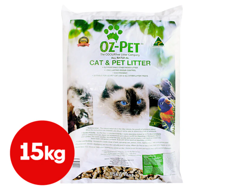 Oz-Pet All Natural Cat & Pet Litter 15kg