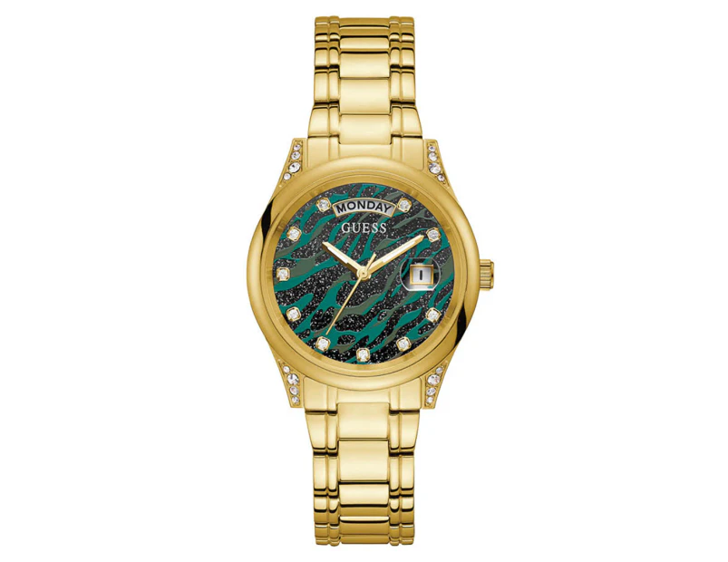 GUESS Women's 36mm Aurora Stainless Steel Watch - Gold