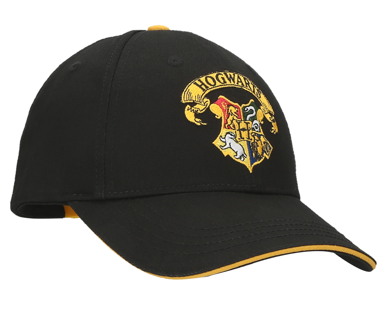 Harry Potter Hogwarts Cap - Black/Yellow | Catch.co.nz