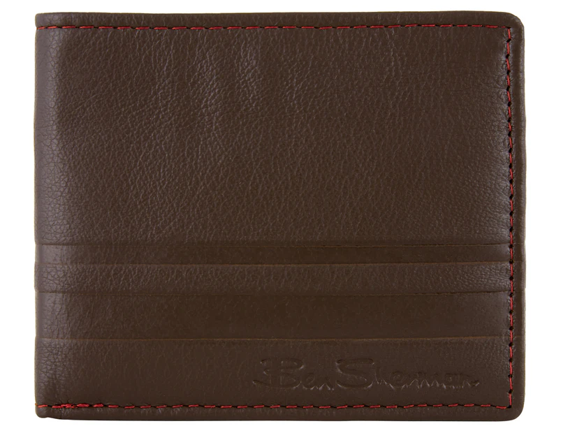 Ben Sherman Holtby Leather Wallet - Brown