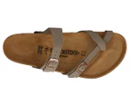 Birkenstock Unisex Mayari Birko-Flor Regular Fit Sandals - Stone