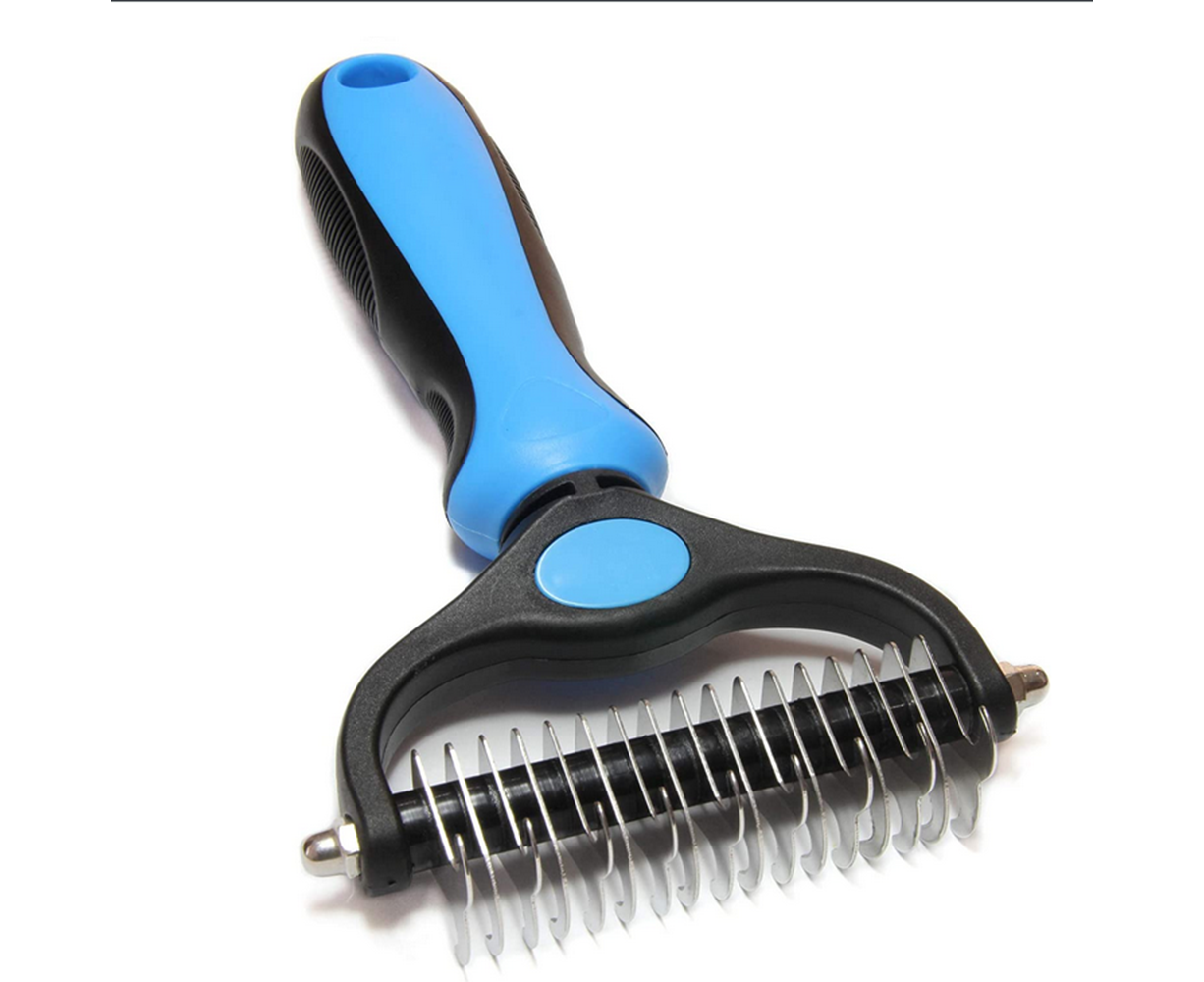 Dog grooming rake sale brush